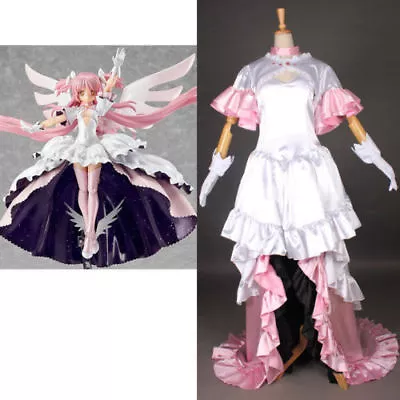 Puella Magi Madoka Magica Cosplay Madoka Kaname Costume Pink Dress Luxury Dress • $83.88