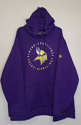 Under Armour Combine Authentic Minnesota Vikings Sweatshirt Men's 3XL Purple • $20