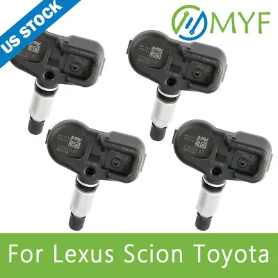 $31.65 • Buy 4 Pcs TPMS Tire Pressure Sensor OEM 4260706011 PMV-107J For Lexus Scion Toyota