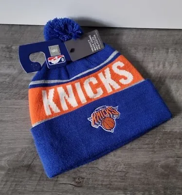 NBA  New York Knicks Basketball  Licensed   Pom  Beanie  Hat NEW WITH TAGS • £12.99