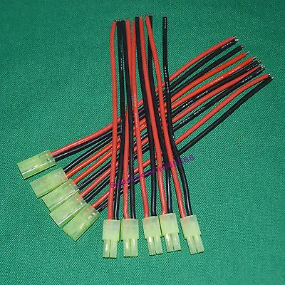 5pair 150mm 16 AWG Silicone Wire Small Mini Tamiya Male & Female Connectors RC • $3.79