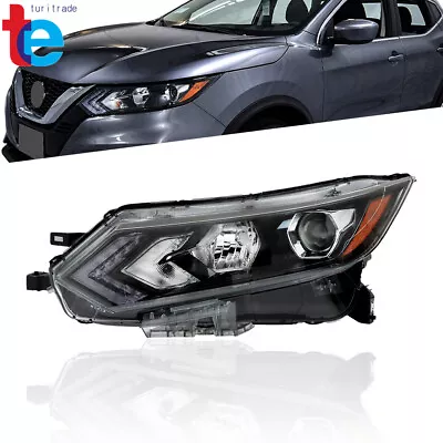 Driver Left Side Headlight For 2020-2022 Nissan Rogue Sport LED Black Assembly • $175.70