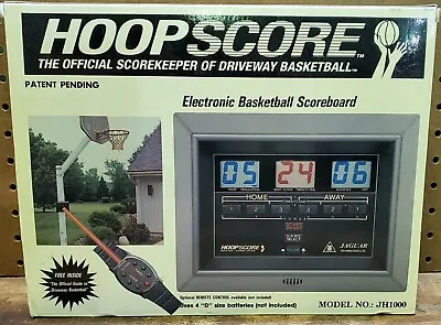 NEW Hoopscore Driveway Basketball Outdoor Electronic Scoreboard JH1000 NIB VTG • $34.99