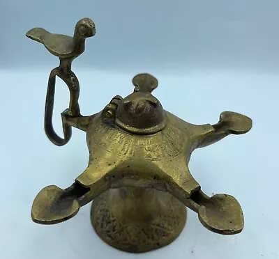 Museum Quality Rare Ancient Roman Bronze Oil Lamp • $380