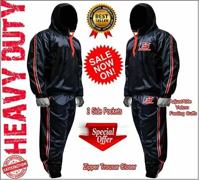 $29.94 • Buy Sauna Sweat Suit For WEIGHT LOSS Men Women MMA BOXING Body Shaper Gym Exercise