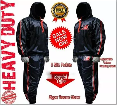 $29.94 • Buy Sauna Sweat Suit For WEIGHT LOSS Men Women MMA BOXING Body Shaper Gym Exercise