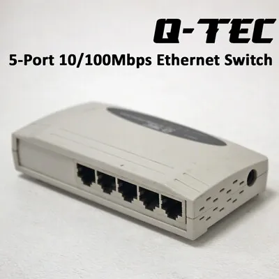 Network Switch Hub 5 Ports RJ45 Lan Ethernet 10/100 Mbps Mini Compact • $71.17