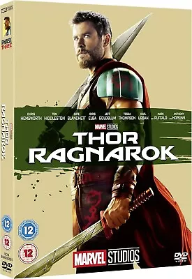 Marvel Studios : Thor Ragnarok (DVD) With Collectible O Ring Sleeve New / Sealed • £3.80