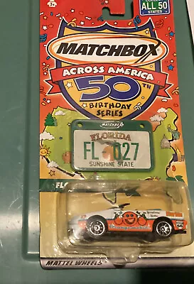 Mattel Matchbox Across America 50th Birthday Cars Florida Chevy Camaro NIP • $6.99