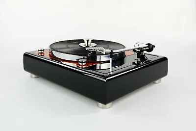 Restored Thorens TD 150 MKII Turntable Black Orange Metallic • $2320