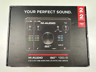 M-audio Air 192/6 Desktop 2x2 Usb Type C Audio Midi Recording Interface • $94.88