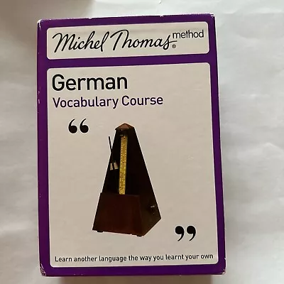 Michel Thomas Method: German Vocabulary Course 5 CDs • £75