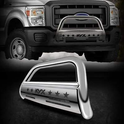 3  Front Bull Bar Brush Bumper Grille Guard For 11-16 Ford F250 F350 F450 F550 • $98.99