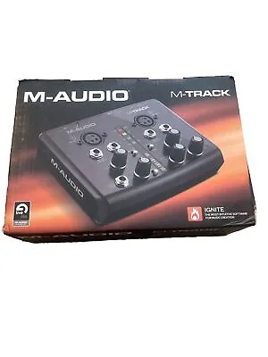 M-Audio M-Track 2 Channel USB Audio Interface For Professional Music Recording • $50