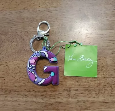 Vera Bradley Initial Keychain Heather G • $5