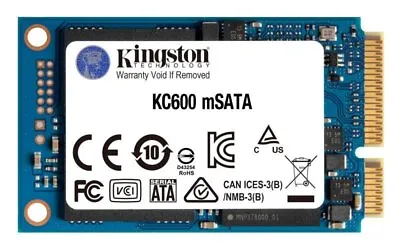 Kingston KC600 256GB MSATA Sata Iii Ssd • £37.99