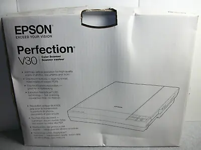 Epson Perfection V30 Color Flatbed Scanner Model J232A ~ New/Opened Box • $129.99