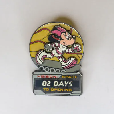 Disney   Minnie Mouse  Mission Space Countdown   Days To Opening Pin • $39.99