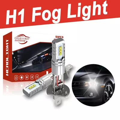 2x LED H1 Fog Driving Light Car Truck Parts For Volvo XC90 2003-2012 6000K Bulbs • $26.65