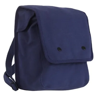 Rothco Canvas Map Case Shoulder Bag - Navy Blue Shoulder Bag Everyday Carry Bag • $21.99