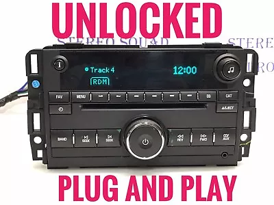 $135 • Buy UNLOCKED GMC Sierra CHEVY Silverado Suburban Radio MP3 CD Player USB  GM854A