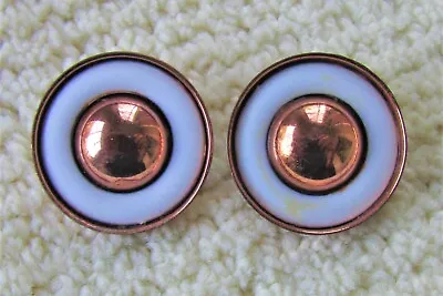 Vintage Renoir Matisse Earrings Modernist Mid-CenturyCopper And Enamelsigned • $29.99