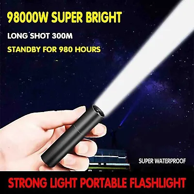 Tactical Flashlight Small LED Torch Light Mini Pen Micro Tiny Penlight Portabl • £5.99