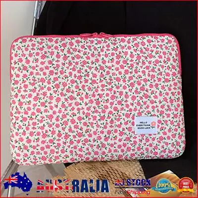 Computer Bag Zipper Cute Flower Laptop Sleeve For 14 In Notebook (Pink Flower) A • $14.29