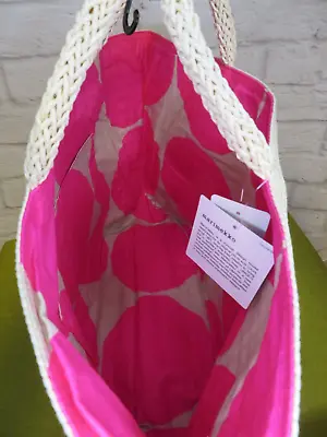 Marimekko Uniqlo Tote Bag Natural Pink Dots NWT • $59.95