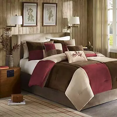 Madison Park Cozy Comforter Set Casual Design All Season Matching Bed Skirt De • $123.04