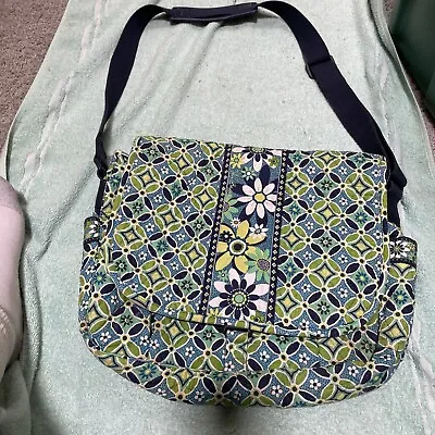 Vera Bradle Large Locking Adjustable Bag Retired Daisy Print • $28.86