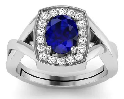 17.00 Carat A+ Quality Natural Blue Sapphire Silver Ring For Women's And Men • $45