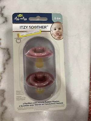 Itzy Ritzy 2-pk. Itzy Soother Pacifier Lilac And Orchid 0-6 Mo. • $9.25