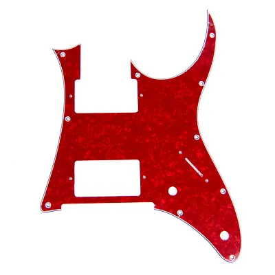 Custom Guitar Pick Guard For Ibanez RG 350 DX  2-Pickup 4ply Red Pearloid • $19