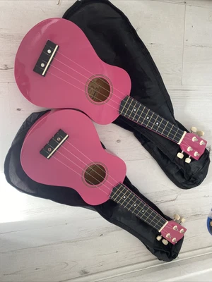 £6 • Buy 2x Kids Toy Ukulele 4 Strings Children Musical Instrument