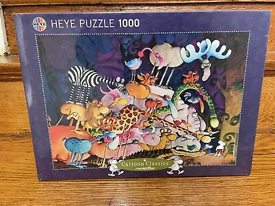 NEW & UNOPENED Heye 1000 Piece Puzzle Tarzan By Mordillo 2008 • $75