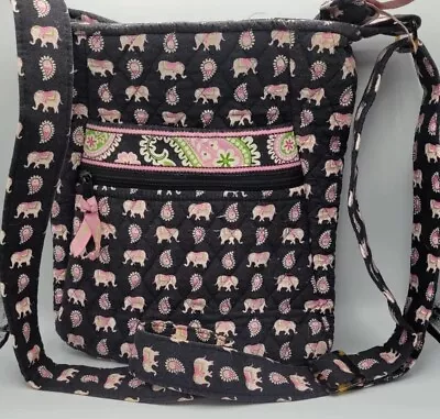 VERA BRADLEY Hipster Pink Elephant Bag • $13.09