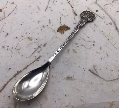 Vintage Collectible Silver Plated Dutch BOSVIOOLTJE Flower Topped Mustard Spoon • £10