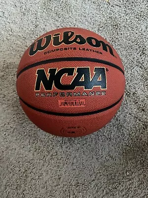 NEW Wilson Basketball 28.5 Size 6 Composite Leather NCAA Gold Series • $31.49