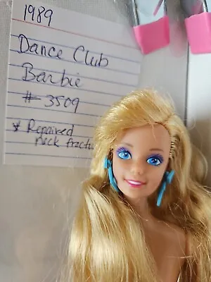 Vintage Mattel 1989 Dance Club Barbie Doll #3509 • $7.99