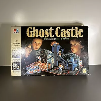 Ghost Castle Board Game MB Vintage 1985 Horror Halloween Family | Please Read • £23.99