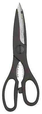 HEAVY DUTY KITCHEN SCISSORS Home Office Craft Meat Fish Serrated Cut Durable • £2.88