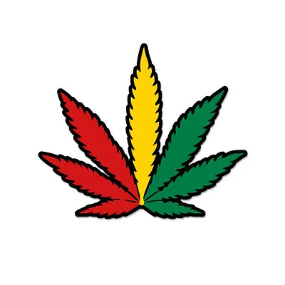 Rasta Weed Marijuana Cannabis Pot Smoker Vinyl Car Sticker Decal 4  X 4  • $3.99
