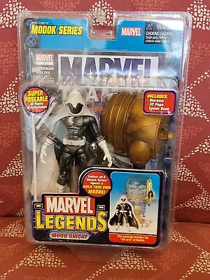 Marvel Legends Modok Series Moon Knight Figure With Comic Toy Biz 2006 New!!!!!! • $44.99