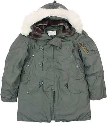 US Air Force Extreme Cold Weather Type N-3B Parka - Medium - Fair Condition • $87