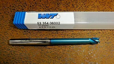 WNT BlueLine – Solid Carbide End Milling Cutter With Corner Radius 5235406002 • £65