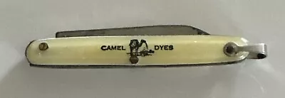 Vintage Advertising Folding Pocket Knife John Campbell & Co - Camel Dyes • $19.99