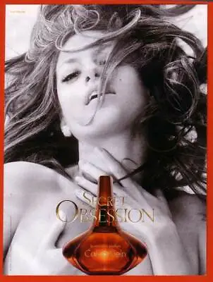 £3.11 • Buy Paper Advertising - 2008 Calvin Klein  Secret Obsession  Perfume, Eva Mendes
