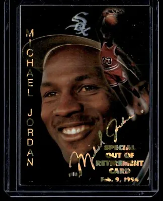 1994-95 Sports Stars Special Out Of Retirement Card Michael Jordan #87 • $16.99