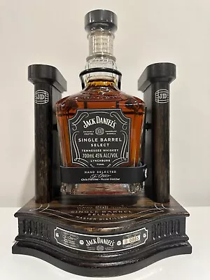 Jack Daniel's Single Barrel Select Tennessee Whiskey Wooden Cradle 2nd Edition • $579